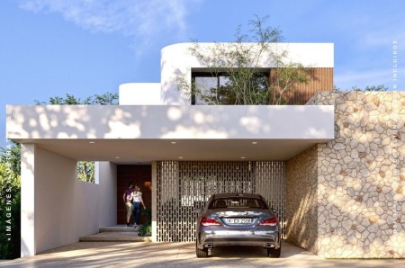 Casa Alaia en Preventa dentro privada zona conkal Merida con tres recamaras